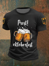 Herren Prost Oktoberfest Kurzarm T-Shirt